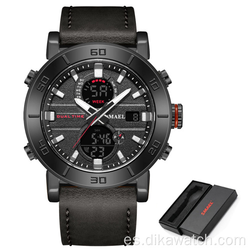 Reloj digital de cuarzo SMAEL Fashion Sport para hombre, informal